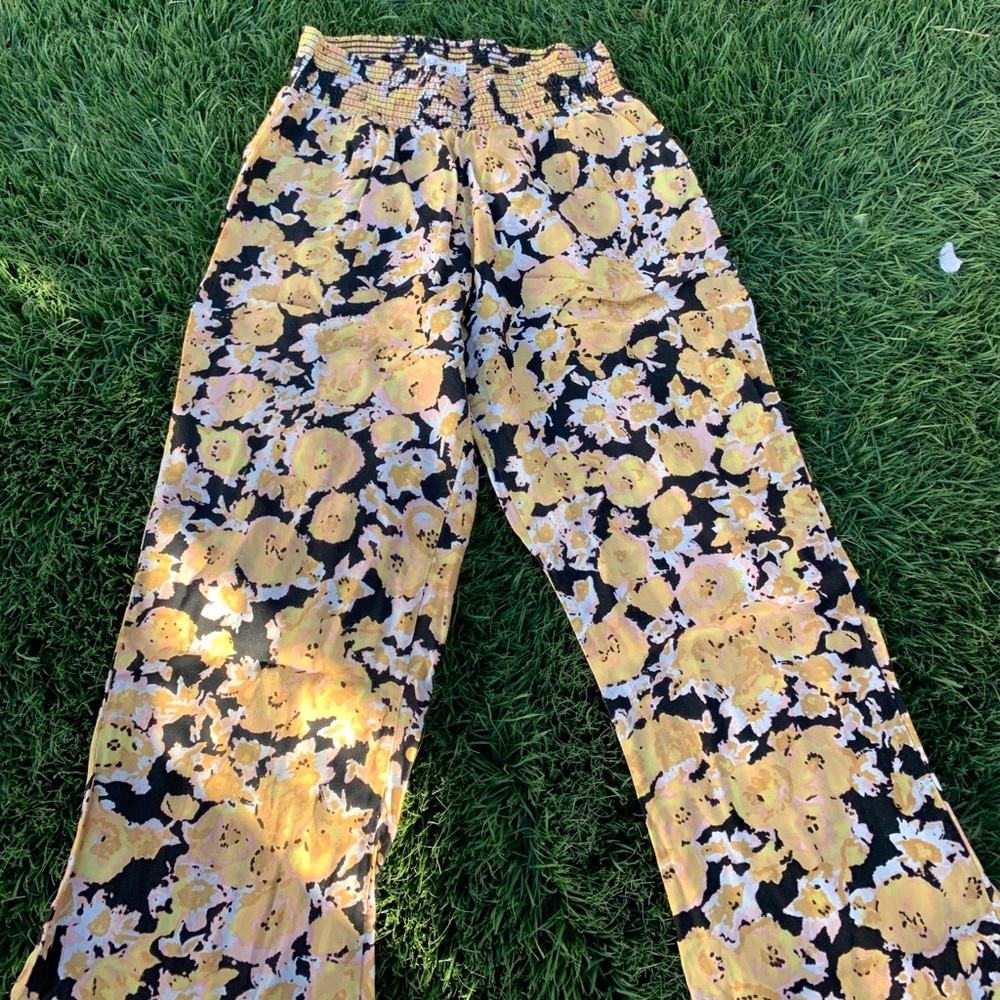 Floral dress pants